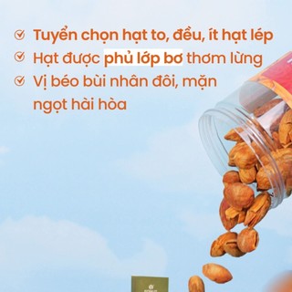 Hạt Hạnh Nhân vỏ vị bơ Mỹ (hộp 450gr)