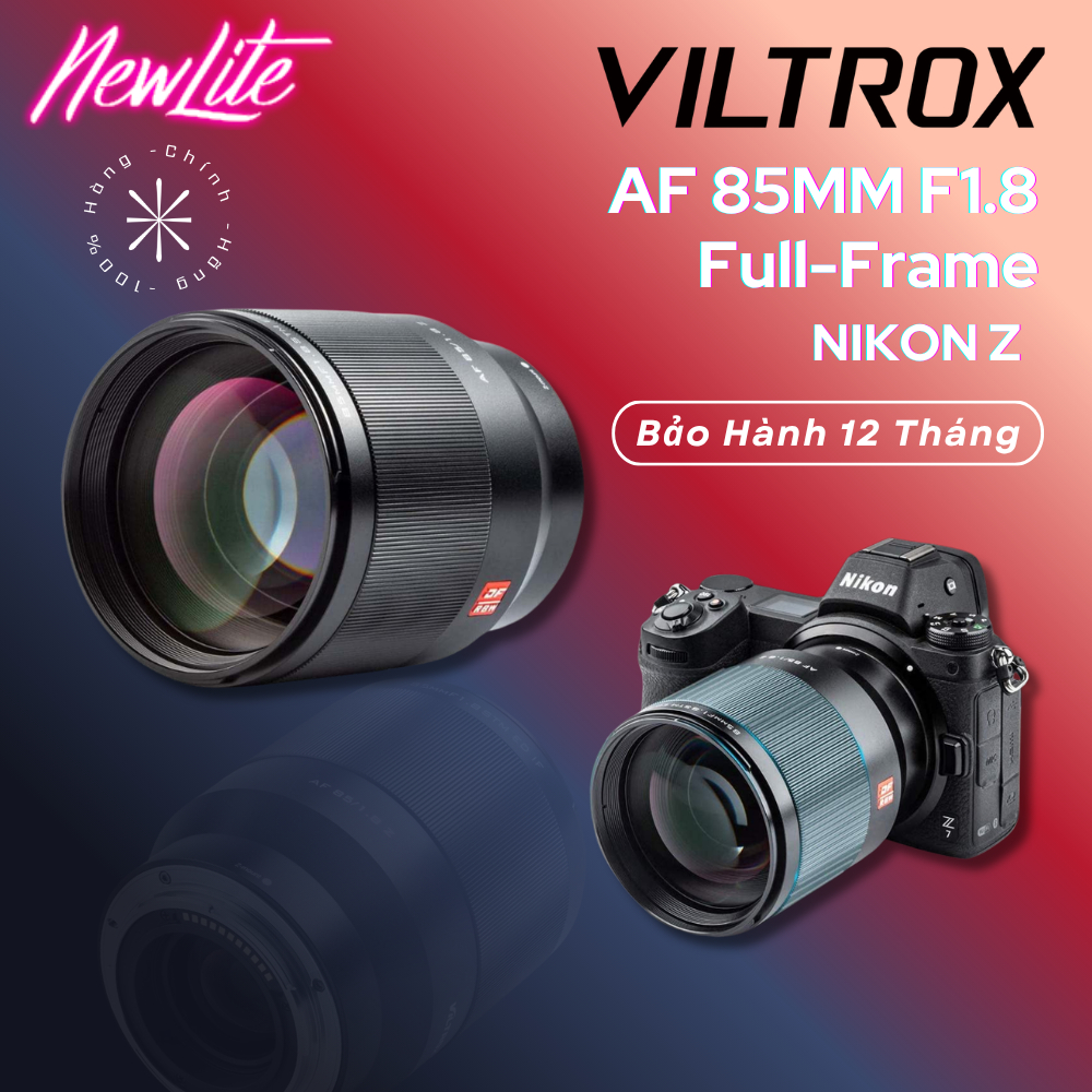 VILTROX AF 85MM F1.8 Z Full-Frame For Nikon Z Mount | Hàng Chính Hãng