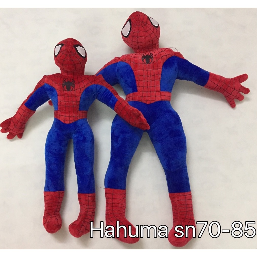 Gối Ôm Siêu Nhân Nhện HAHUMA Cho Bé 2-7 Tuổi - Vải Nhung Mềm Mịn 70cm