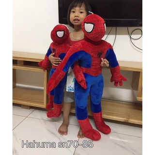 Gối Ôm Siêu Nhân Nhện HAHUMA Cho Bé 2-7 Tuổi - Vải Nhung Mềm Mịn 70cm