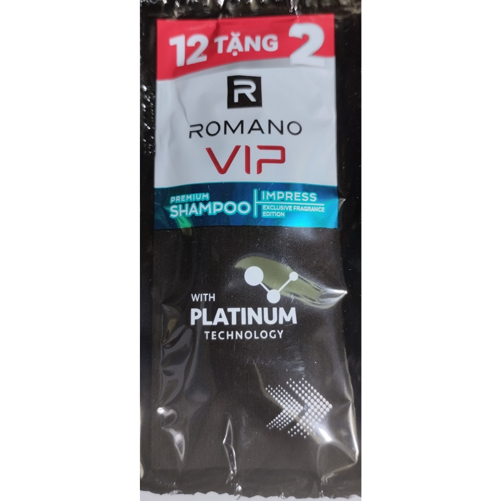 Combo 5 dây 14 gói - Dầu Gội Nước Hoa Cao Cấp Romano VIP Hương VISION