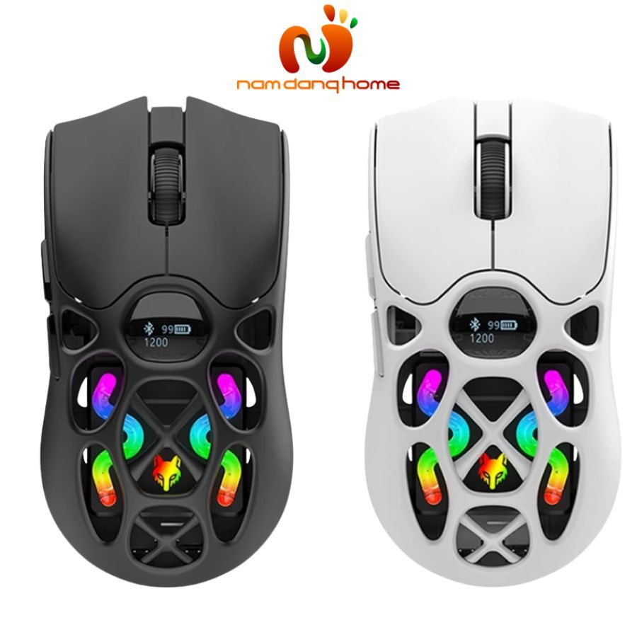 Xunfox H16 / H16 Pro - Chuột Gaming Không Dây Kết Nối 3 Chế Độ, Màn Hình Oled Thông Minh