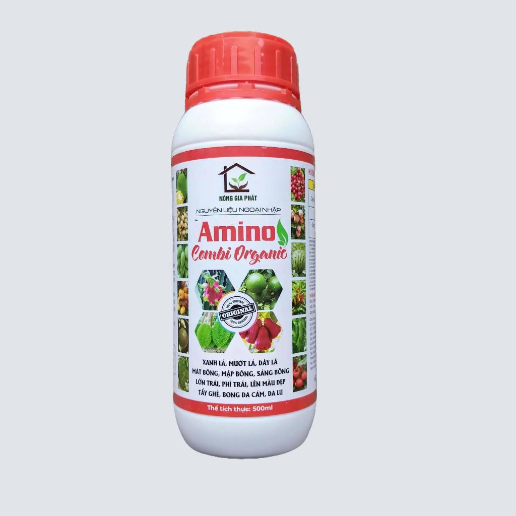 Amino Combi Organic (kết hợp 16 loại Amino acid, tăng cường Kích phát tố) - Chai 500ml