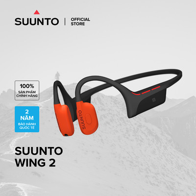 Tai Nghe Thể Thao Bluetooth Truyền Âm Qua Xương Suunto Wing 2 - Chỉ 35g, Pin 12H, Chống Nước & Bụi, Kèm Sạc Dự Phòng