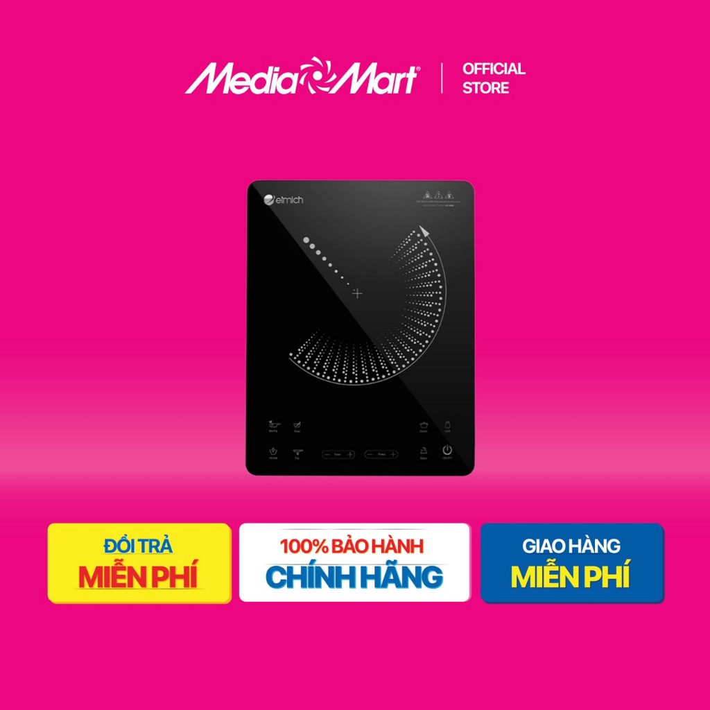 [ Mediamart Mall ] Bếp từ cảm ứng Elmich ICE-1832 BH chính hãng,Ship 0đ