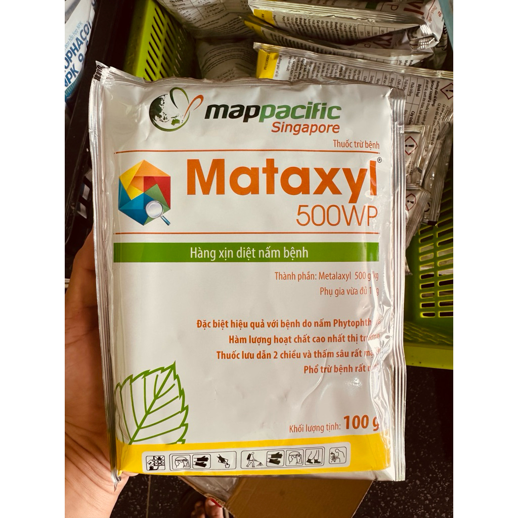 Mataxyl 500WP - Quản lý thối thân , vàng lá - Gói 100g
