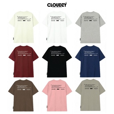 Áo thun nữ nam unisex tay lỡ phông local brand form rộng teen cổ tròn oversize CLOUDZY BE LOVED