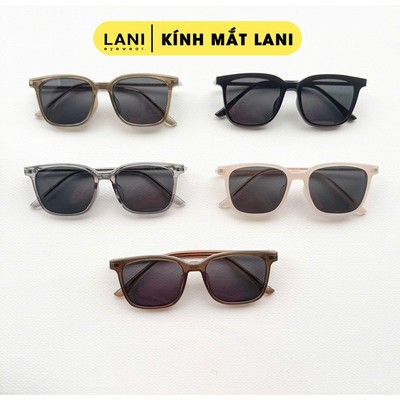 Kính râm cận LANI 2 Trong 1 nam nữ – Gọng vuông thời trang kèm nam châm, đeo đi nắng & đi làm tiện lợi L1210