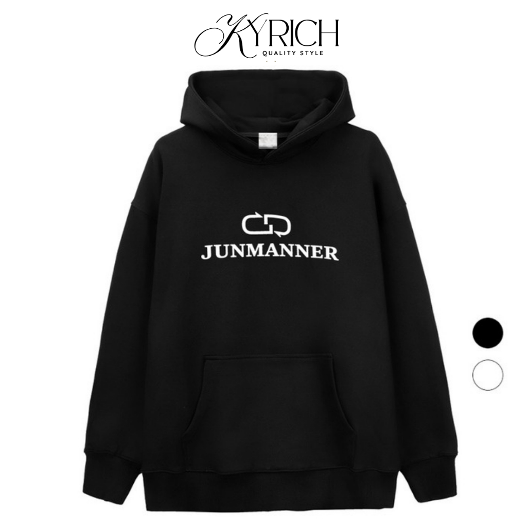 Áo Hoodie Kyrich Premium Nỉ Premium Tee Junmanner Logo Basic Streetwear Unisex