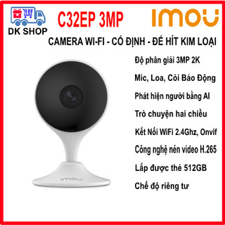 Camera wifi imou cue 2e c32sp 3mp 2k | c32ep 3mp 2k | ipc-c22ep 2.0mp thông minh - trong nhà.