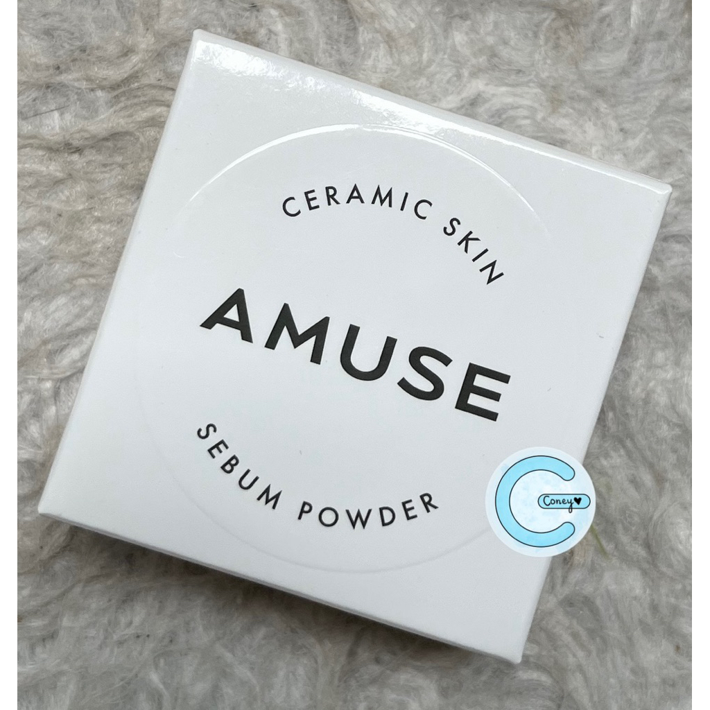 (JANG WONYOUNG IVE PICK) PHẤN PHỦ AMUSE (CERAMIC SKIN SEBUM POWDER) CÓ SẴN