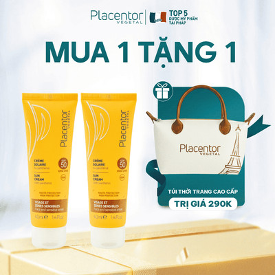 Combo Kem Chống Nắng Khoáng Chất Nâng Tone (Không Màu) Sun Cream SPF50, PA++++ (40ml)