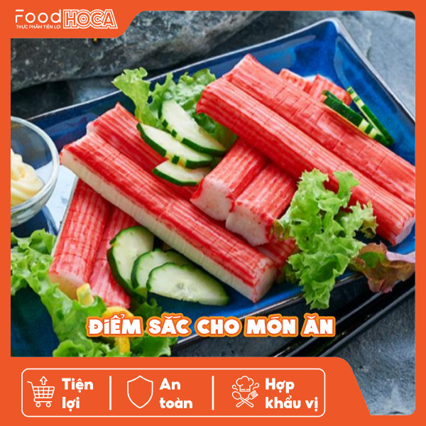 [GIAO HỎA TỐC HCM] Thanh Chả Hương Cua Lichuan Đông Lạnh (Gói 500g) - Đồ Viên Thả Lẩu Làm Kimbap Ngo