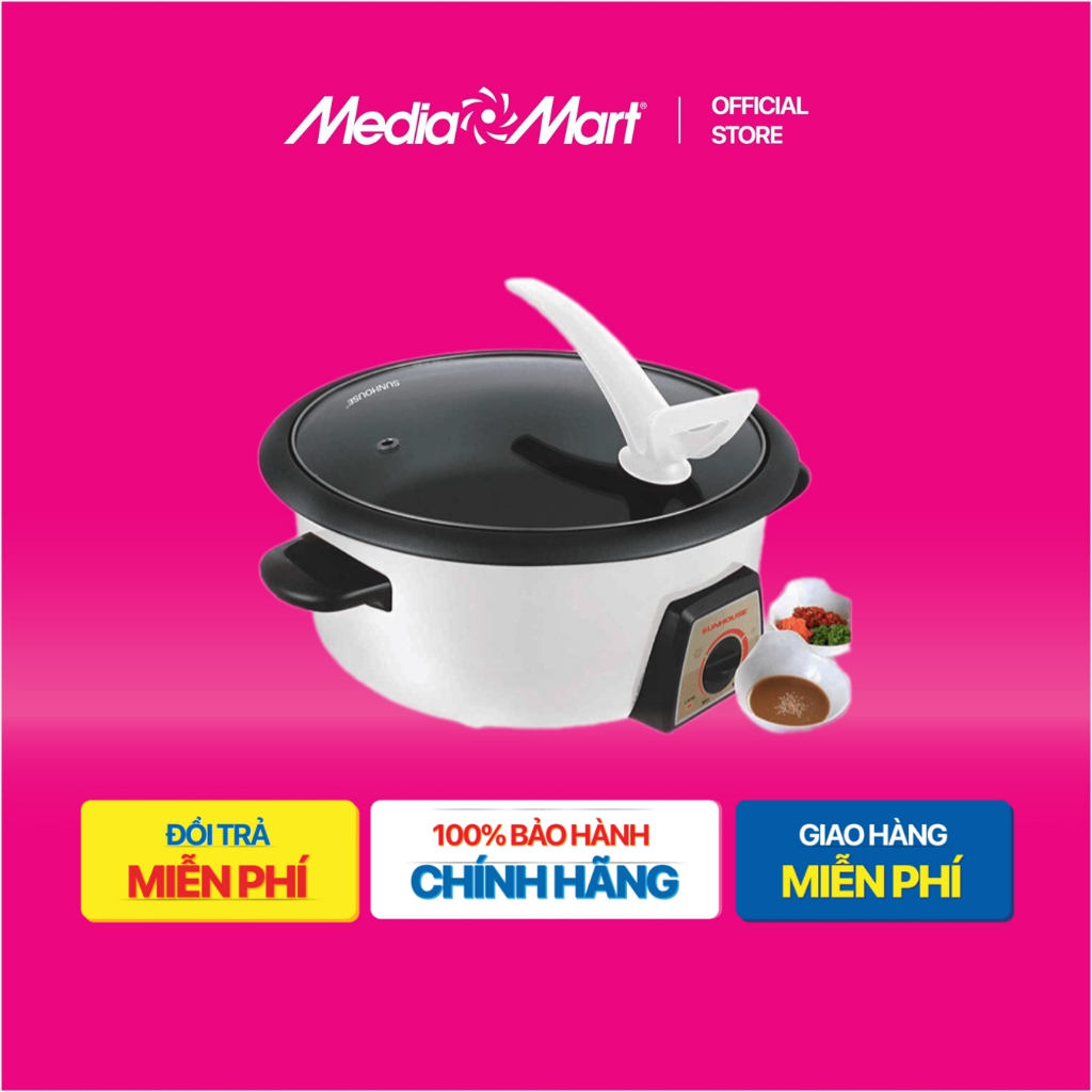 [ Mediamart Mall ] Nồi lẩu điện Sunhouse SHD4521 BH chính hãng,Ship 0đ