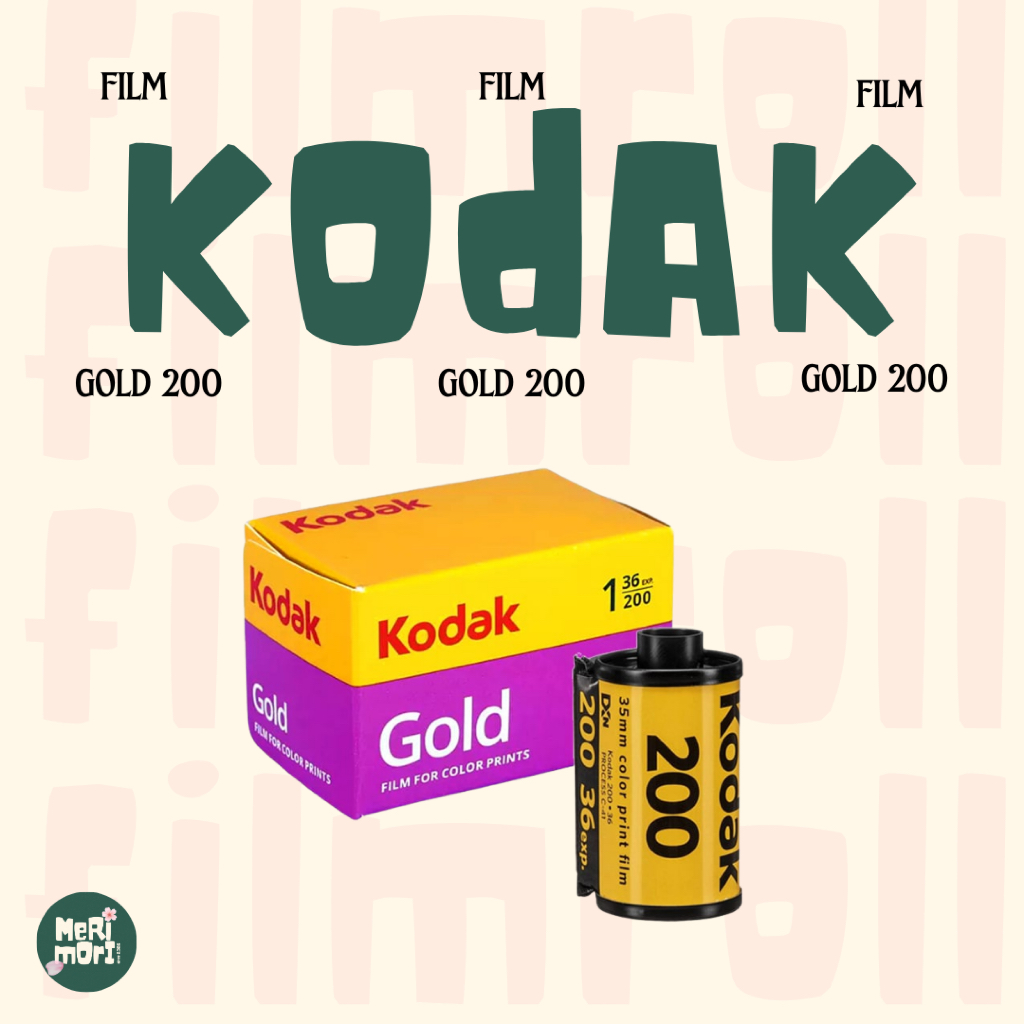 Cuộn Film Kodak Gold 200 35mm ISO 200 Film Chụp Ảnh 135 Date Mới Lên Màu Sống Động Cực Đẹp merimori