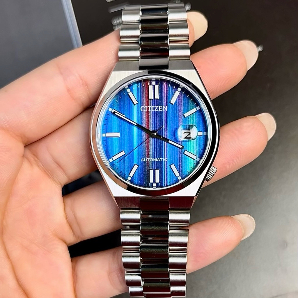 Đồng hồ nam dây thép Citizen Tsuyosa Automatic Sport Chic  Rainbow NJ0151-53W