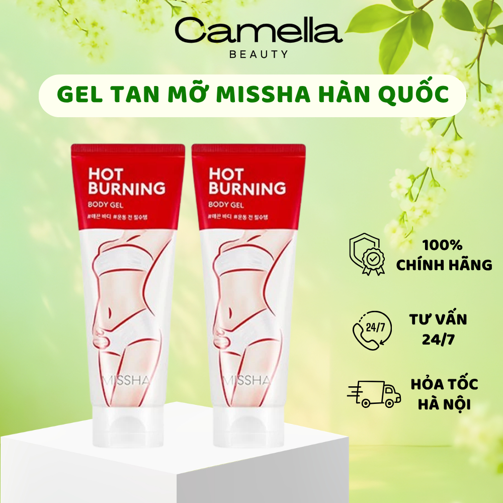 Gel tan mỡ Missha Hot Burning Perfect Body 200ml - Camella Beauty