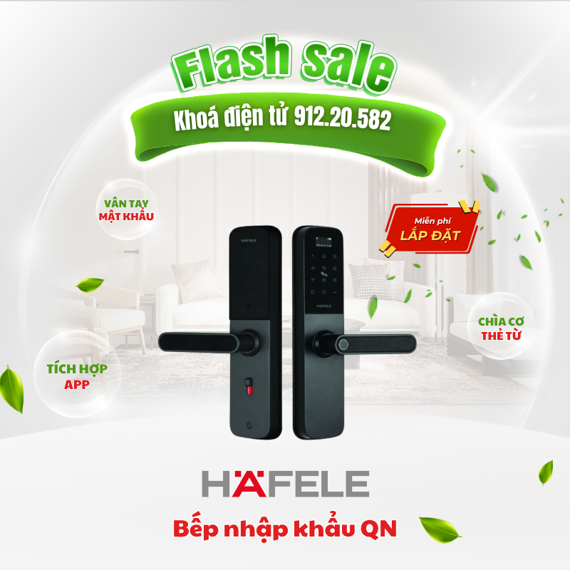 Khóa Cửa Thông Minh Hafele DL6100 912.20.582 - Chính Hãng Đức, an toàn tuyệt đối