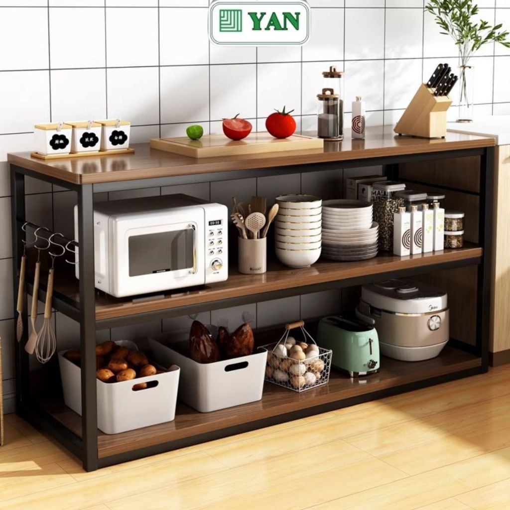 Kệ Lò Vi Sóng Nhà Bếp Đa Năng, Kệ  Gia Vị Tiết Kiệm Không Gian - GM136