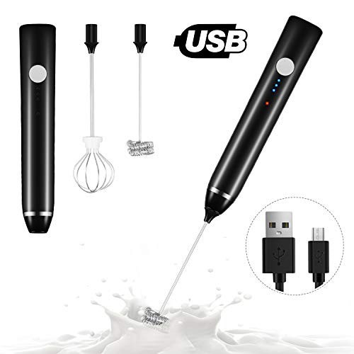 Máy tạo bọt cafe mini 3 tốc độ sử dụng pin đánh trứng mini cầm tay không dây SẠC USB | BigBuy360 - bigbuy360.vn