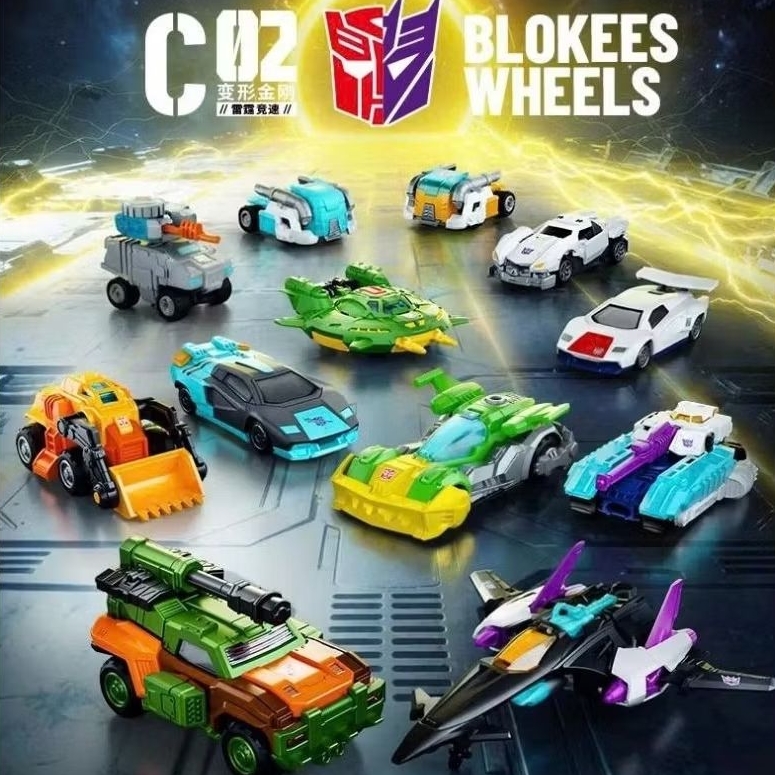 Hộp mù Mô hình lắp ráp xe 1:64 BLOKEES Wheels C01 / C02