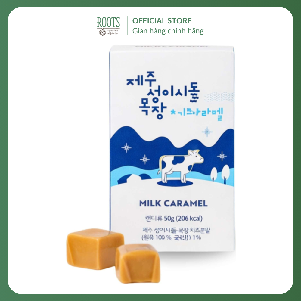 (Ship hỏa tốc) MR MILK - Kẹo Caramen Mềm Vị Sữa Bò Đảo Jeju, Milk Caramel Candy (50g)