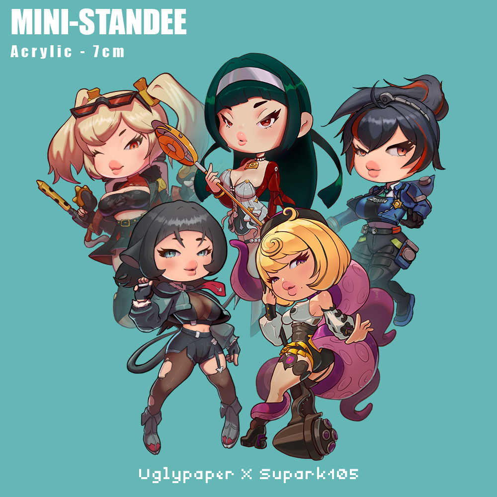 Mô hình Mini standee Zenless Zone Zero - Acrylic Standee ZZZ 7CM