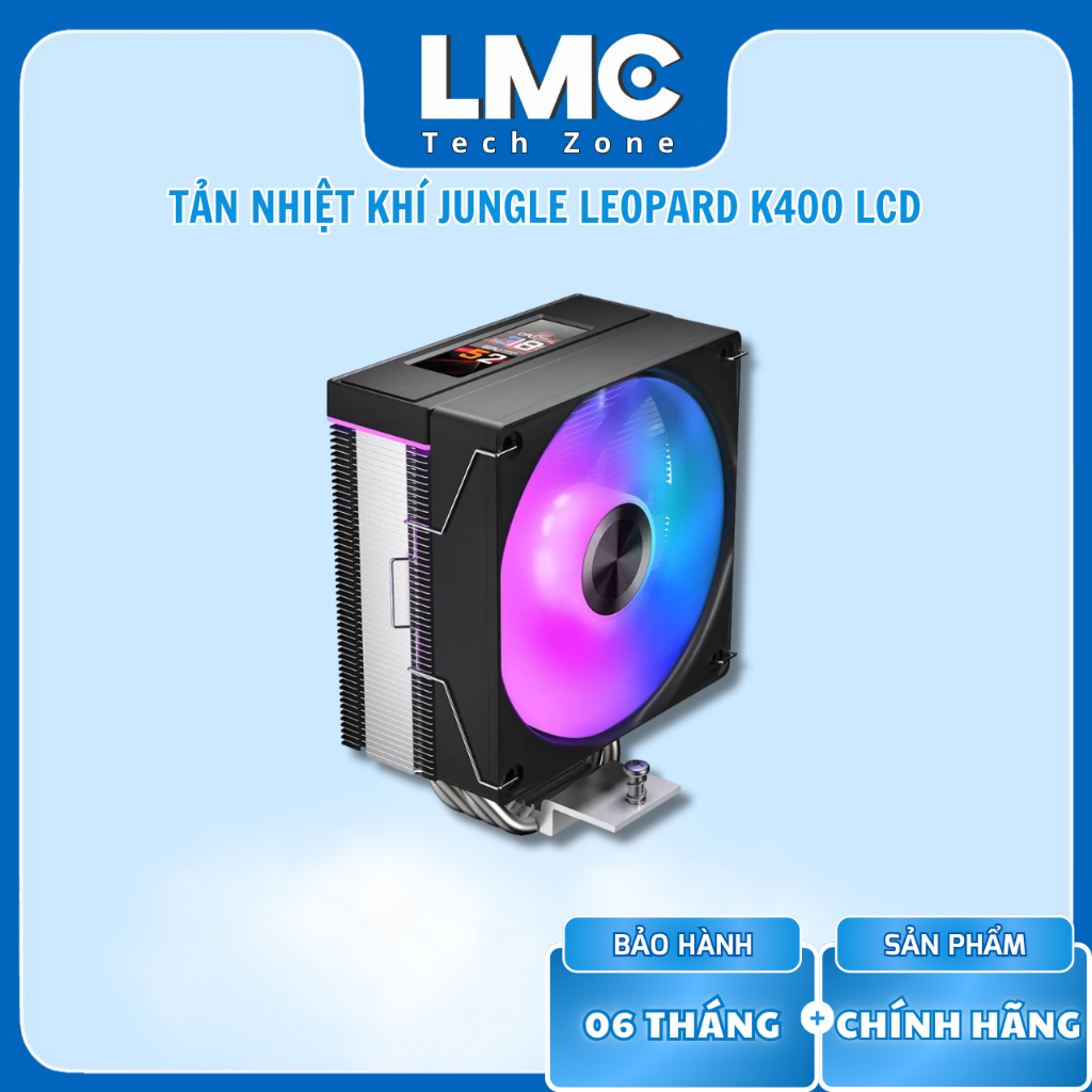 Tản Nhiệt khí Jungle Leopard K400 LCD ( Màn hình 2.99 inch )
