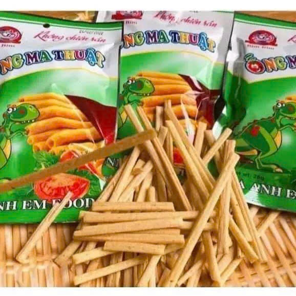 Gói Bim Bim Ống Ma Thuật, Đồ Ản Vặt Tuổi Thơ 3 Anh Em Food, Giòn Ngon