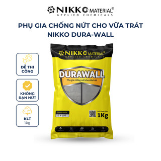 Phụ Gia Giảm Nứt Cho Vữa Trát NIKKO DURAWALL Cao Cấp Giảm Co Ngót Tăng Dẻo Hạn Chế Nứt Tường Xi Măng