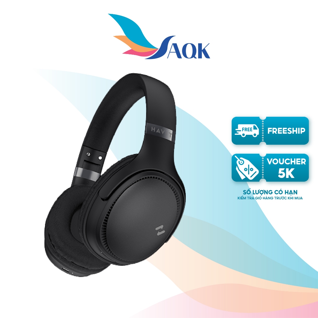 Tai nghe chụp tai Bluetooth Havit H630BT - Hàng chính hãng