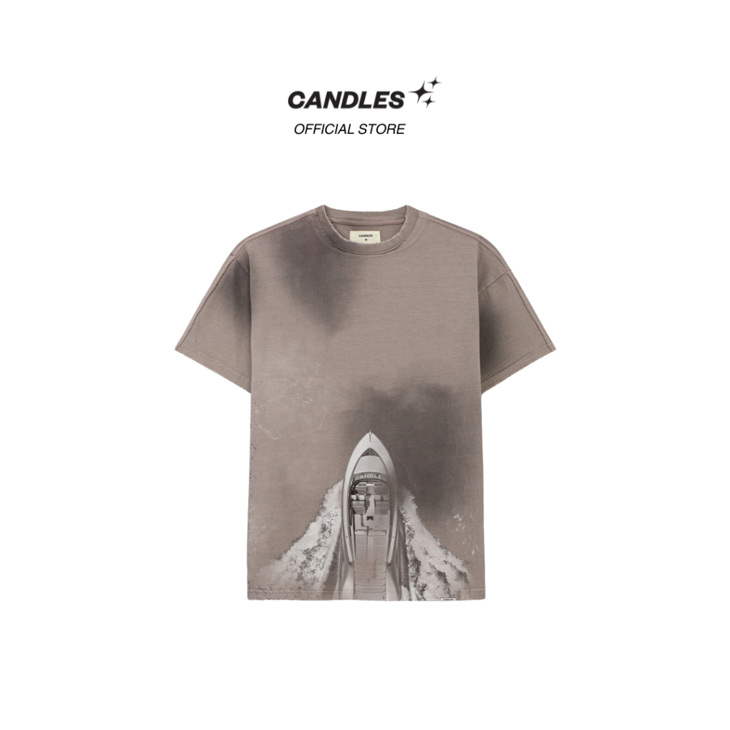 Áo Thun Candles Boat Oversize Tee Unisex