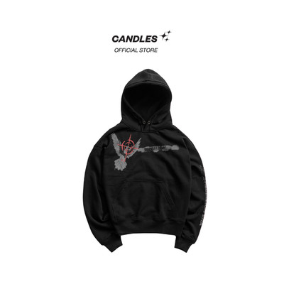 Áo Hoodie Candles Rebellion Era Oversized Fit Unisex