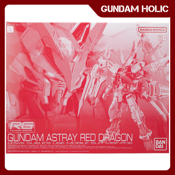[CÓ SẴN] Mô Hình Lắp Ráp RG Gundam Astray Red Dragon – Gundam Seed Destiny Astray R Chính Hãng Banda