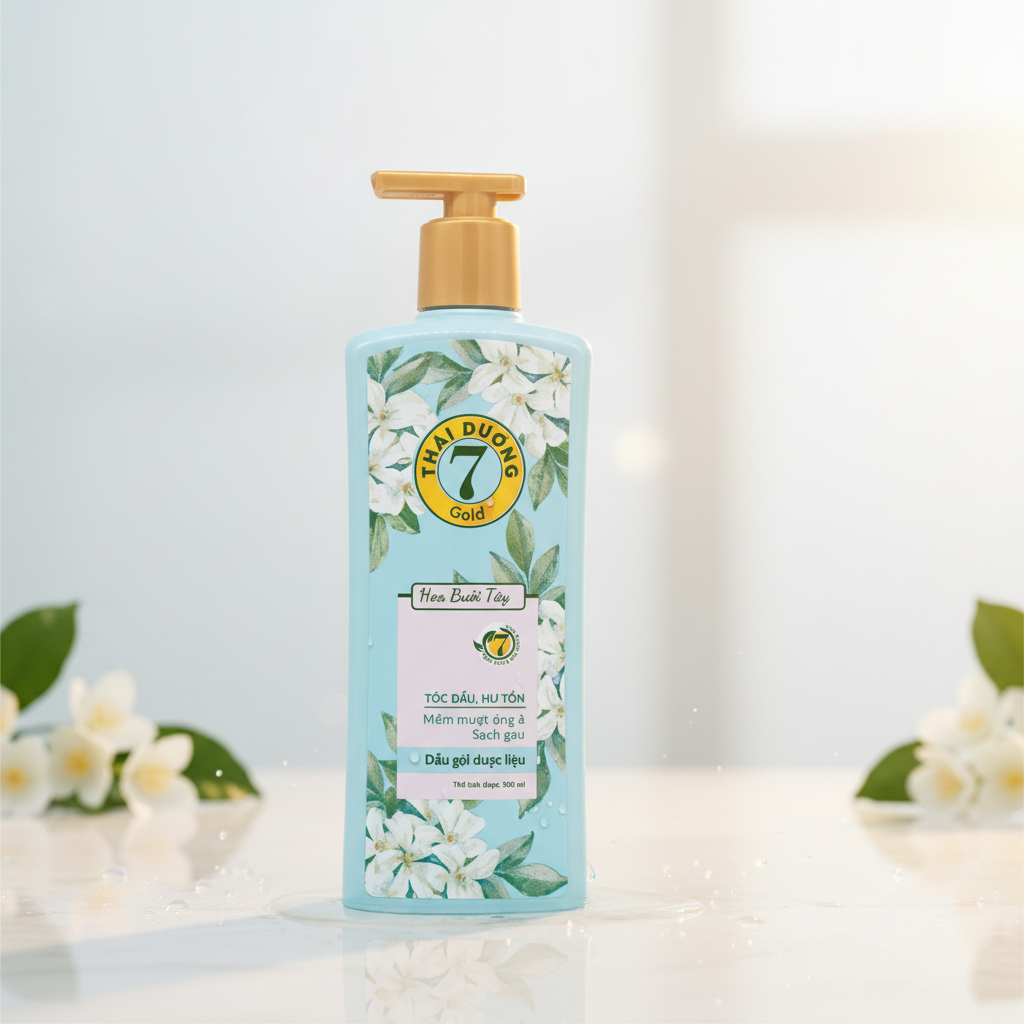 Dầu gội dược liệu Thái Dương 7 bưởi tây 200ml, 500ml dành cho tóc gàu, ngứa, nấm da đầu - Sao Thái Dương | BigBuy360 - bigbuy360.vn