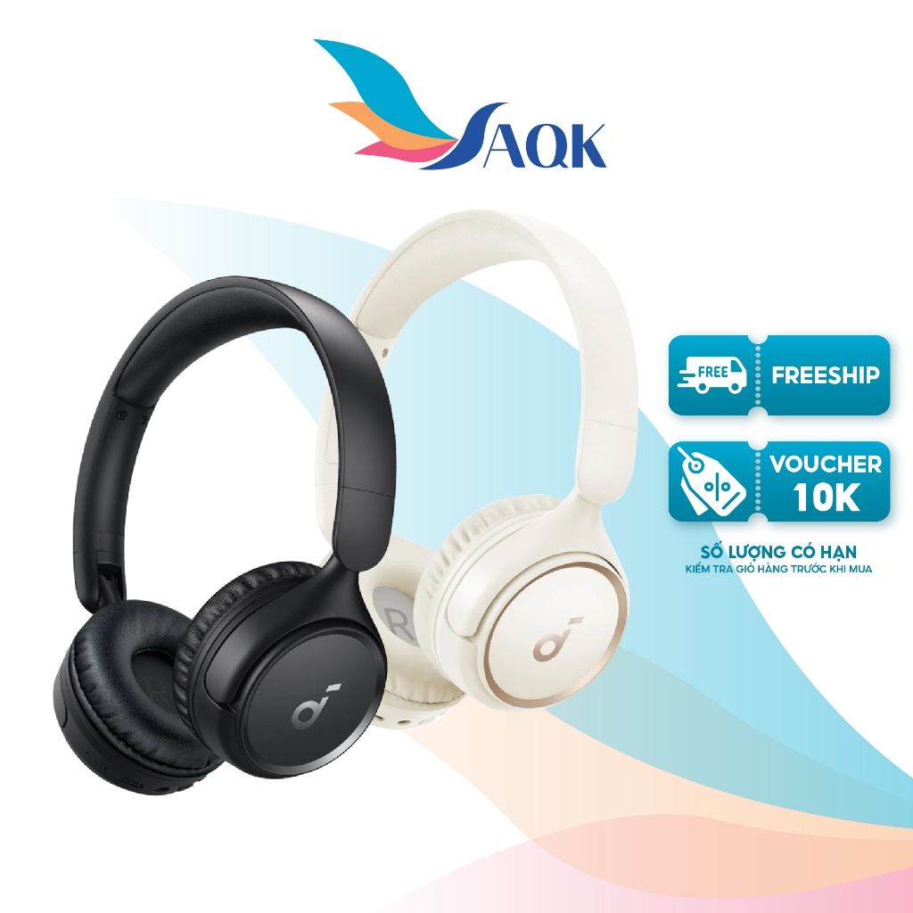 Tai nghe chụp tai Bluetooth Anker Soundcore Space H30i A3012 - Hàng chính hãng