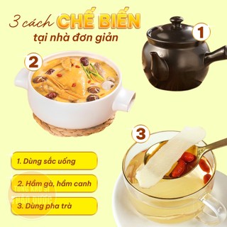 Ngọc trúc khô thái lát 100g, nhục trúc phiến vàng đẹp, pha trà, nấu canh, tốt cho sức khỏe