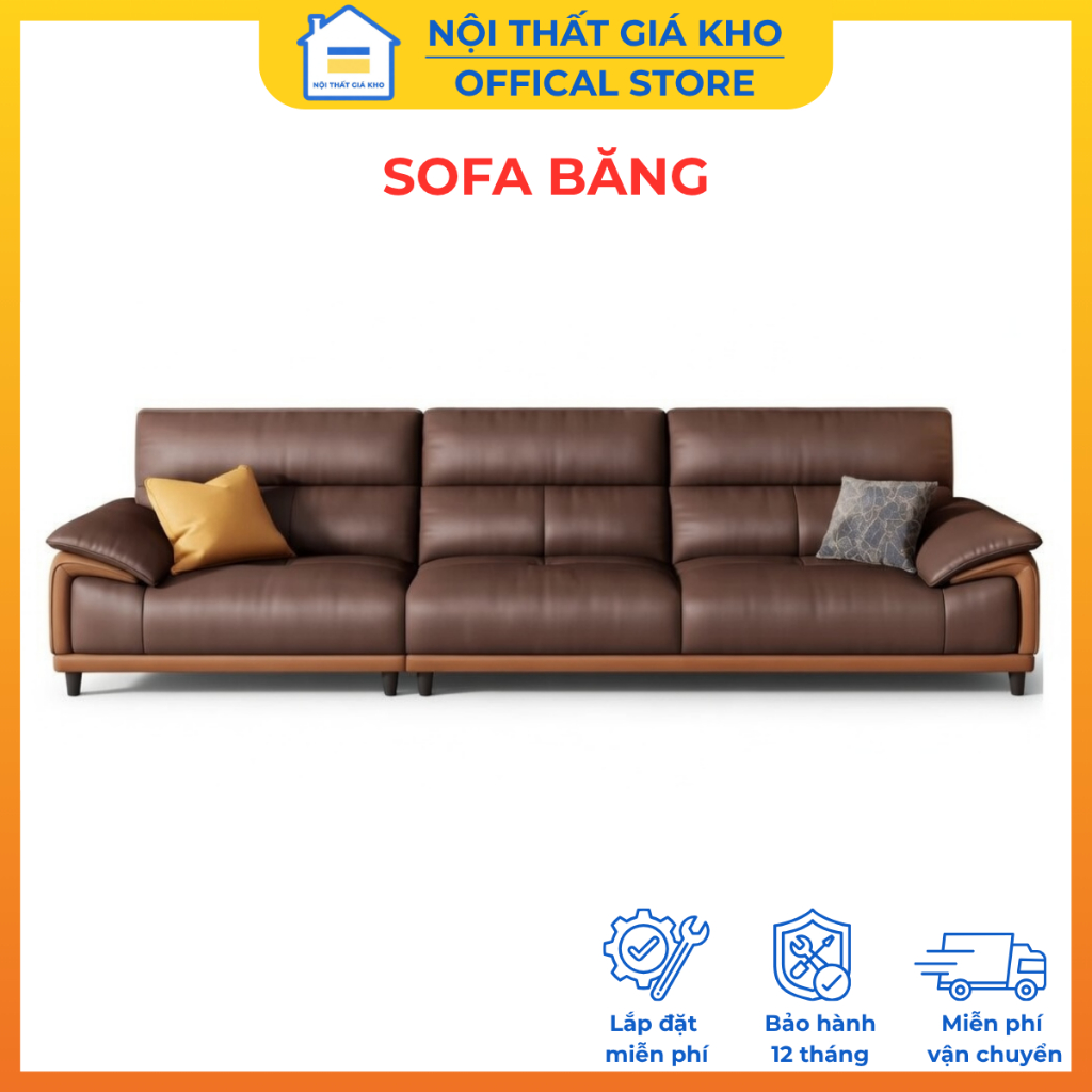 Sofa băng chờ cho phòng khách 1m8, 2m2, 2m5