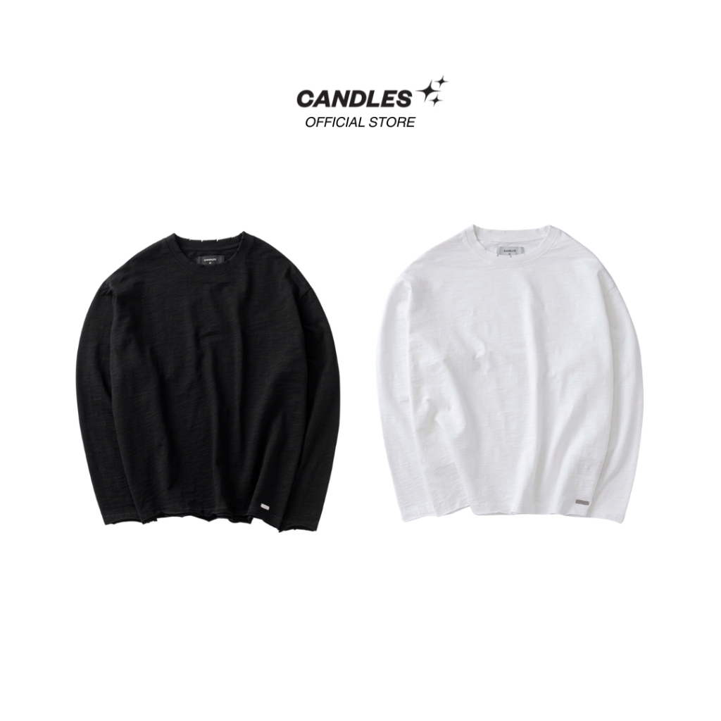 Áo Thun Dài Tay Candles Basic Longsleeve Oversized Unisex
