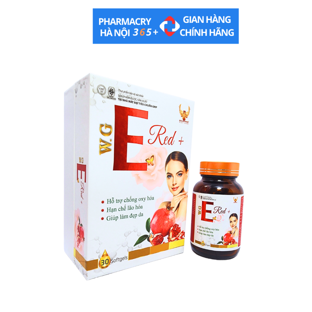 Viên Uống Vitamin E 400IU Dầu Hoa Anh Thảo CoQ10 Hỗ Trợ Dưỡng Da Sáng Mịn, Mờ Thâm, Chống Oxy Hóa (L