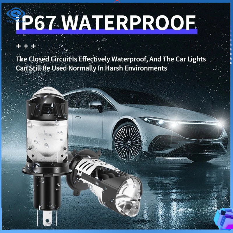 Bóng pha Led ô tô, xe máy V50 CẢI TIỄN V22 ULTRA Siêu sáng, chân H4 Công suất 65W