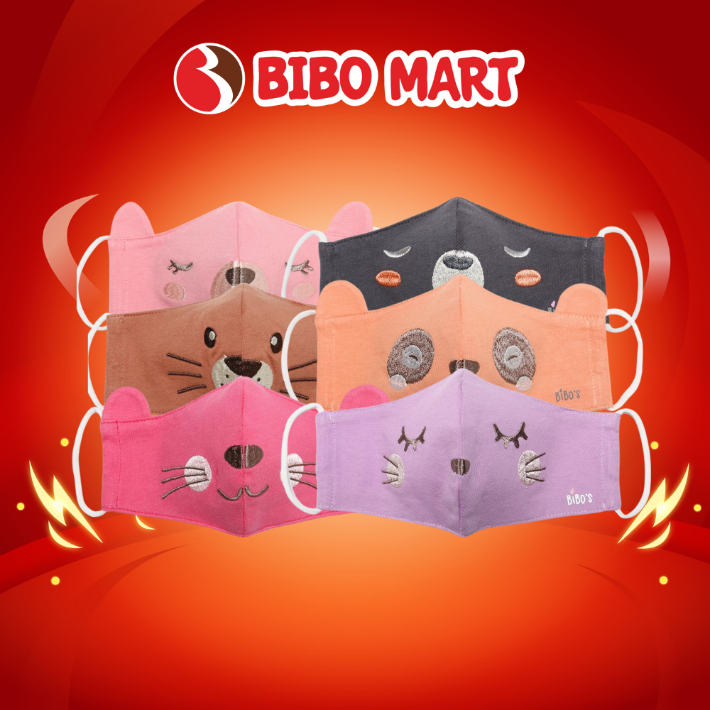 Khẩu Trang Bibo’s CM30 Hình Thú Đáng Yêu - Bibo Mart