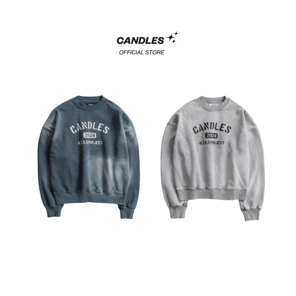 Áo Nỉ Candles C.A.N Stecil Oversize Unisex