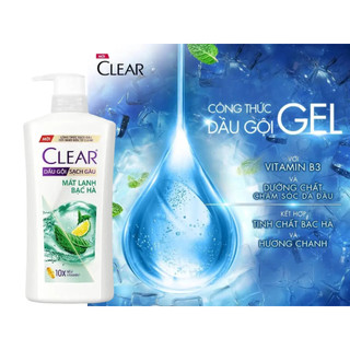 Dầu Gội Clear Bạc Hà 880G/Chai