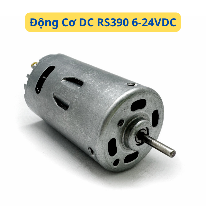 Động Cơ DC RS390 6-24VDC Động Cơ Mô-Men Một Chiều