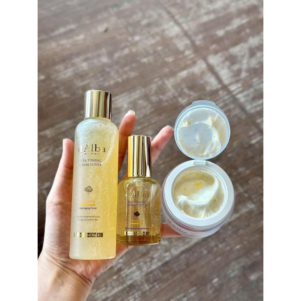 💛 COMBO D’ALBA WHITE TRUFFLE – BỘ DƯỠNG SANG XỊN NHÀ D’ALBA 💫