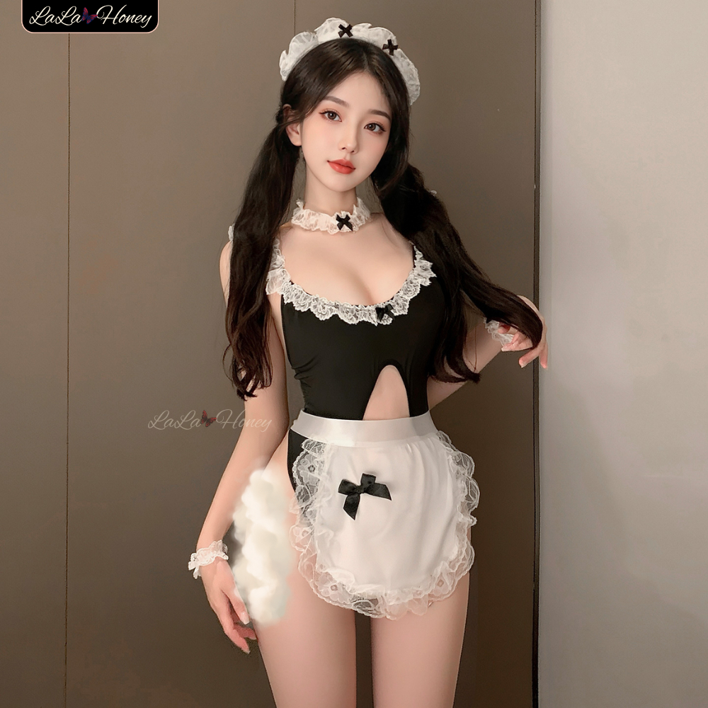 Đồ Ngủ Ccosplay Hầu Gái Liền Thân Cám Dỗ C210 - LaLa Honey