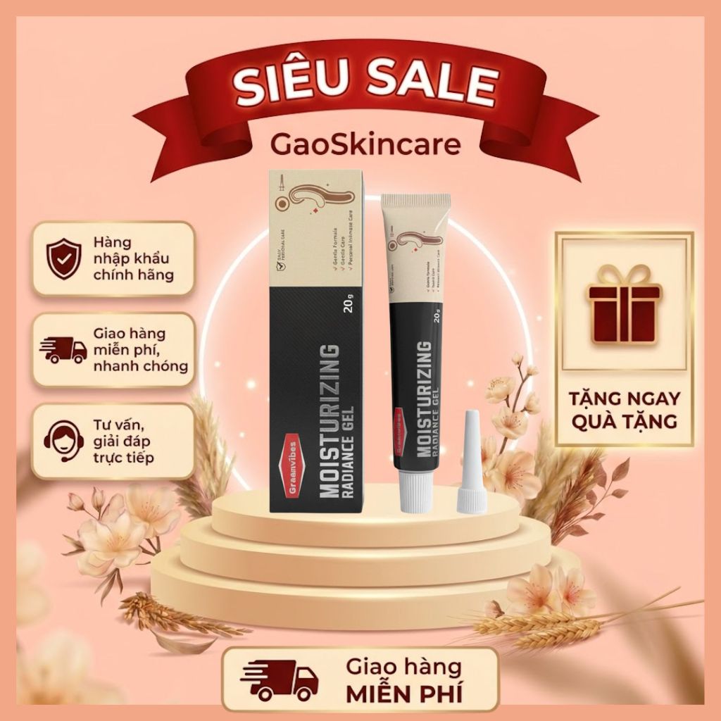 Gel Tuyến Tiền Liệt Nam Giới Greenvibes Prostate Gel Dưỡng Ẩm, Giảm Mệt Mỏi, Giảm Đau Chăm Sóc Hàng Ngày 20g