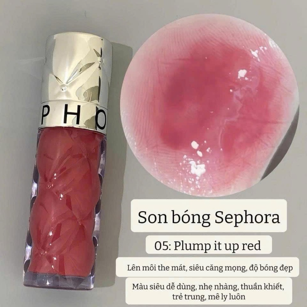 Son Sephora Outrageous Plumpinh Lip Gloss 05 Plump It Up Red