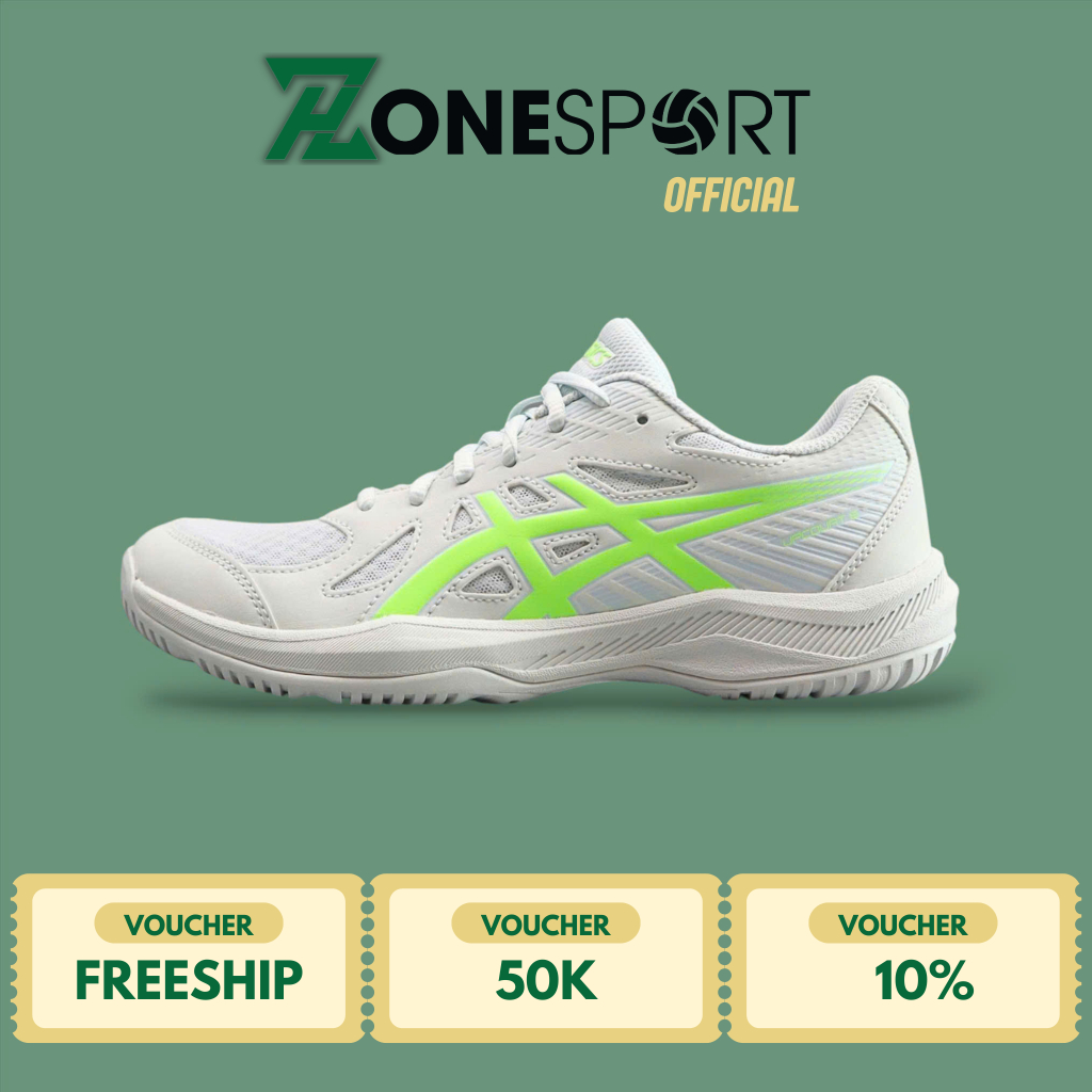 Giày Nữ Asics Upcourt 6 - Giày Bóng Chuyền, Cầu Lông, Tennis Picketball cổ thấp đa năng linh hoạt